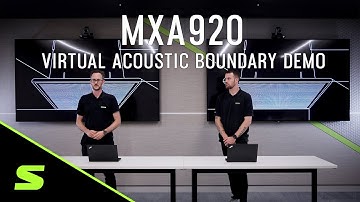 MXA920 Ceiling Array Microphone: Virtual Acoustic Boundary Demonstration