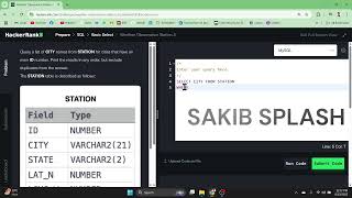 HackerRank SQL Basic Solution Bangla - Weather Observation Problem 3 | Different way solution SQL