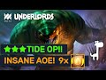★★★ TIDE OP 5.5K HP!! 6 Seconds Of AOE Team Stun! | Dota Underlords