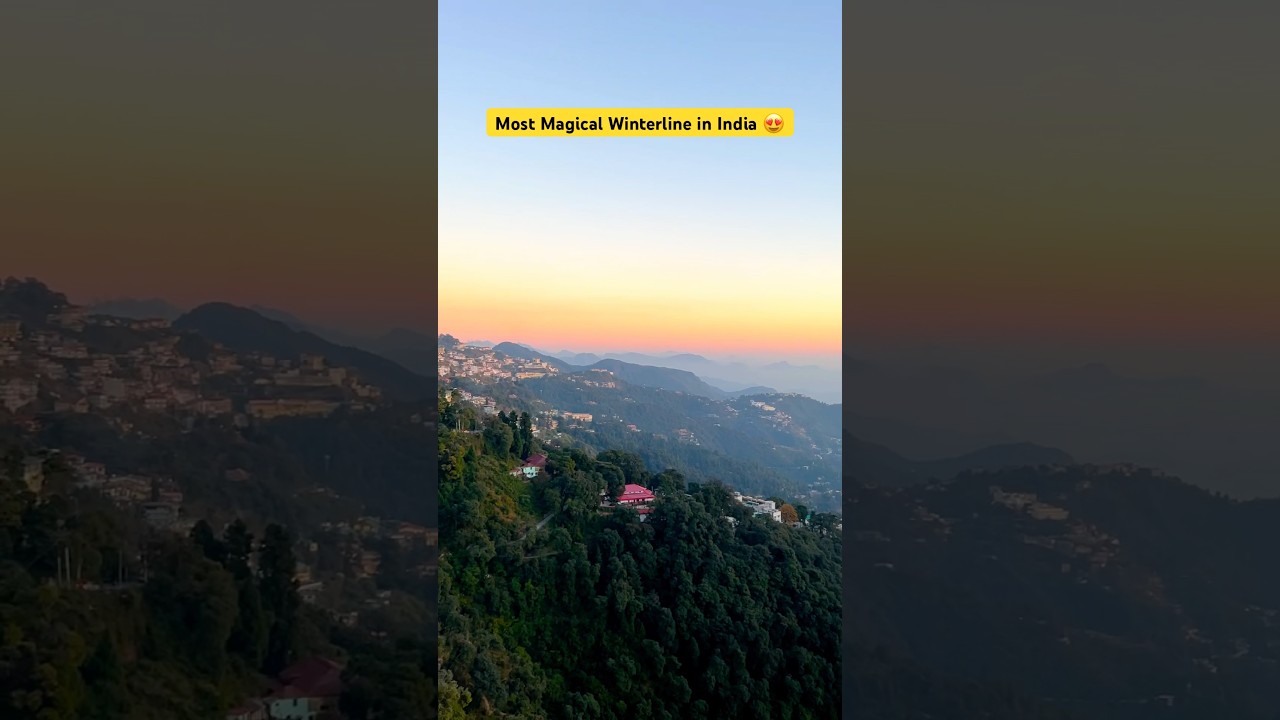 Самый волшебный зимний маршрут в Индии 😍 | Зимний маршрут в Муссори