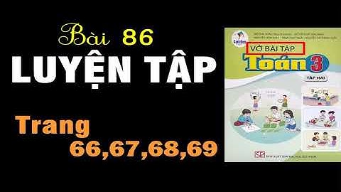 Vở bài tập toán lớp 3 trang 68 tập 1 năm 2024