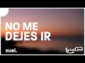 suei - No Me Dejes Ir (Lyrics/Letra)
