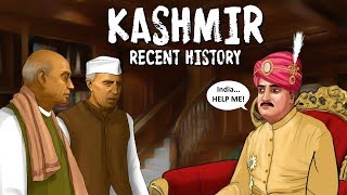 A brief history of Kashmir's recent events and accession to India.