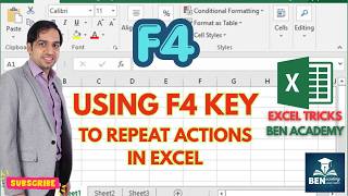 Use F4 to Instantly Repeat Actions in Excel | Save Time with This Simple Shortcut