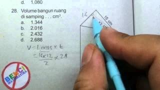 Prediksi UASBN Matematika SD 2015-Volume Prisma Segitiga no.26