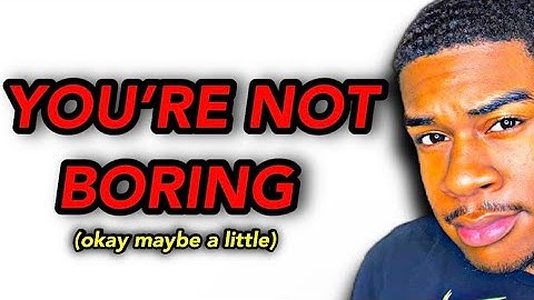 the excuse you need to start filming your BORING life