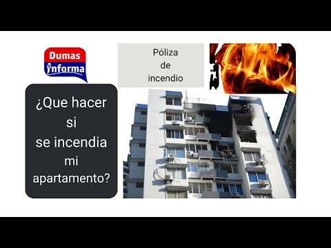 ¿Qué debo hacer legalmente si mi apartamento se incendia?