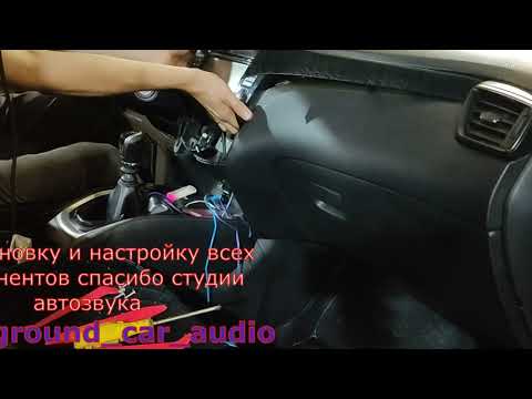 установка магнитолы Letran  в Nissan Qashqai j11