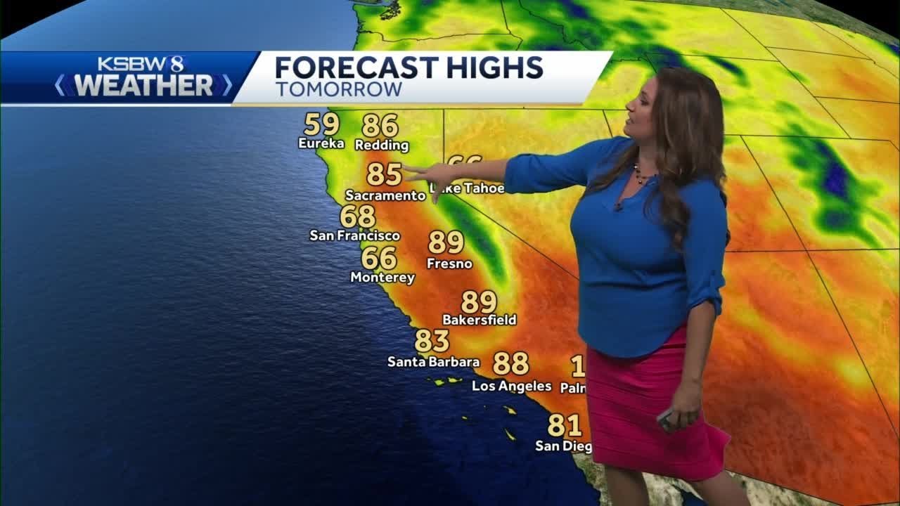 Sunny, warm Saturday with slightly cooler temps Sunday - YouTube