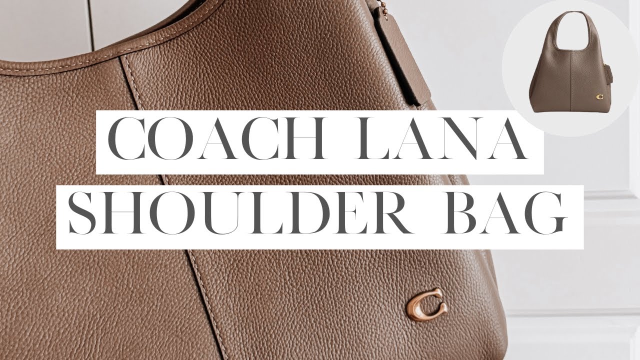 COACH Lana Shoulder Bag Reveal, What Fits, & First Impressions