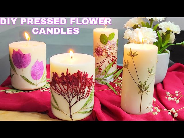 Dried Flower Candles - Dried & Pressed Flowers for Candle Making – VedaOils