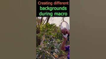Creating different backgrounds during macro #shorts