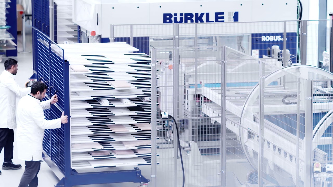 BÜRKLE Spray Coating | Spray Coating Line for wooden and furniture parts