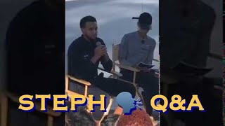 live[9:16] Entire STEPH CURRY Q&A #SweatWorking kids event at Chase Center  (so-so A/V quality),
