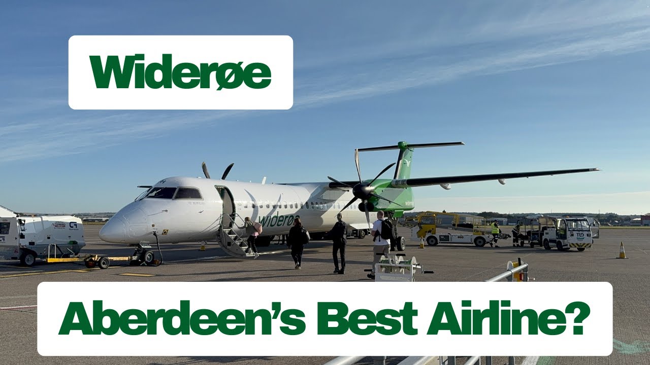 Is Wideroe the best airline that flies to Aberdeen?