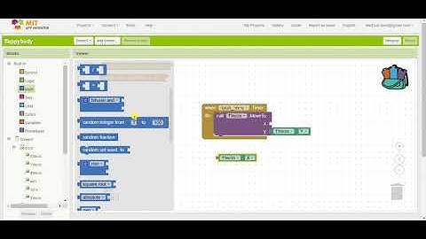 app inventor 2 - flappy bird - step 3