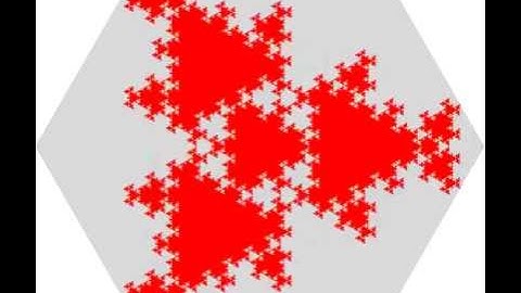 Fractal curves generated from a triangular lattice