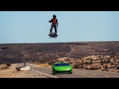 Jet Engines Strapped to Feet Going 103.4 MPH! In 8K! 