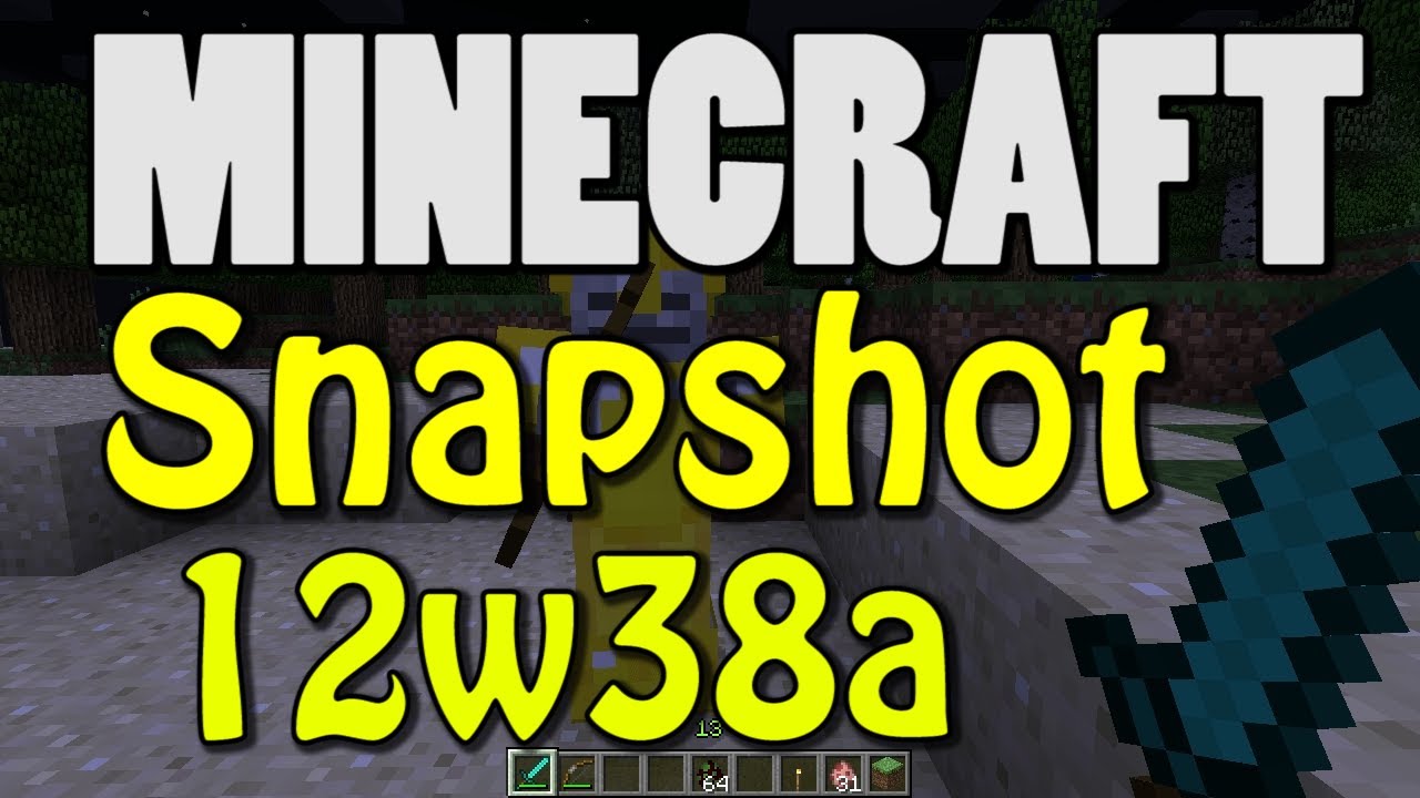 Minecraft Snapshot 12w38a - New Witch and Bat mobs! (plus Skelebling!)