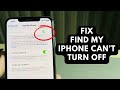 Fix Find My iPhone Grayed Out And Can’t Turn Off On iPhone!! How to fix find my iPhone Grayed Out