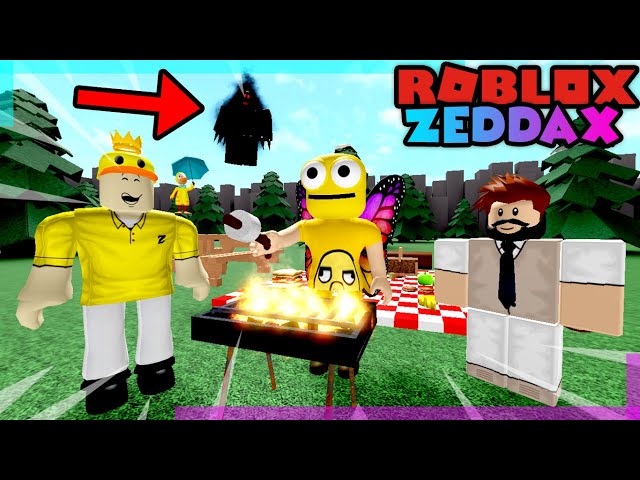 dikejar monster restoran pizza roblox zeddax youtube