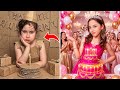 عيد ميلاد طالبة فقيرة مقابل طالبة غنية في المدرسة