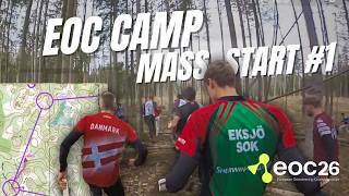 European Orienteering Championships 2026 Camp - Mass start #1 (POV Orienteering)