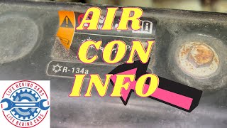 Vauxhall Adam 2013 Petrol Air Conditioning Label Location