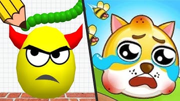 DRAW TO SMASH vs SAVE THE DOGE - All Levels new UPDATE Satisfying Gameplay Android APK
