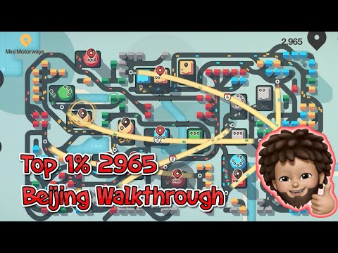 Mini Motorways - Beijing Walkthrough, Top 1%, 2965