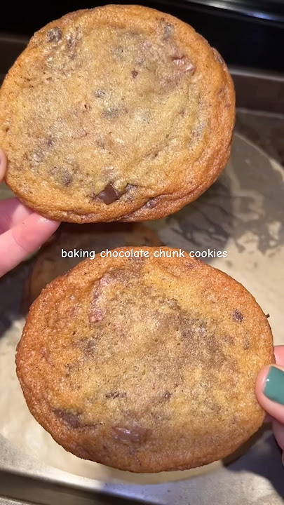 Milk and Dark Chocolate Chunk Cookies