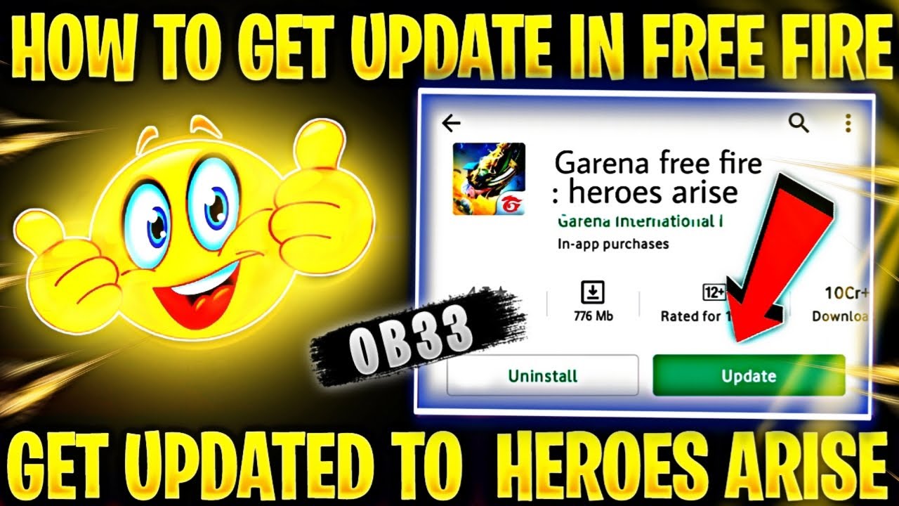 How to update free fire after ban | update free fire to ob33 | free fire update kaise kare