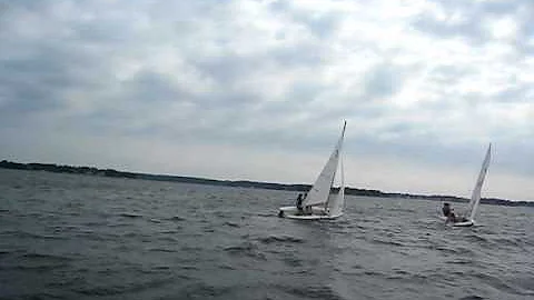 Blythe Landing NCCSR 420 sailors, Lake Norman 420, Practice Start, Short Line