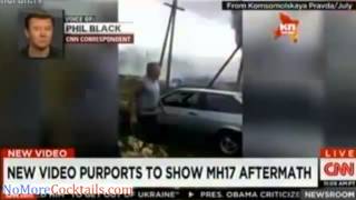 New Video Allegedly Shows  Flaming Aftermath Of Malaysian Flight MH17