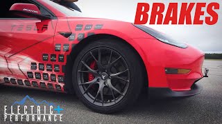 How Model 3 Brakes Are used Going up Pikes Peak