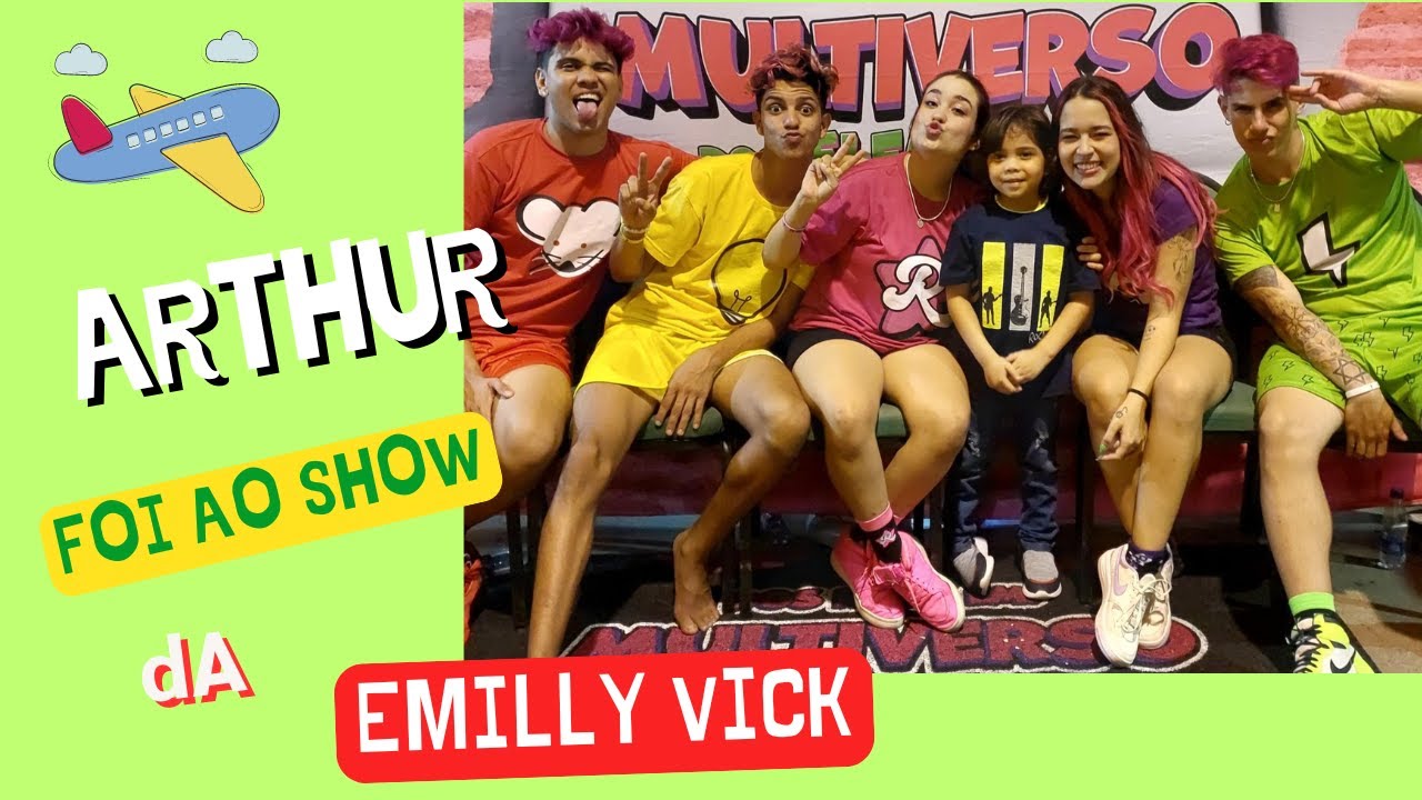 Arthur foi ver o show da Emilly Vick. #emillyvickof #void #dosrosas ...