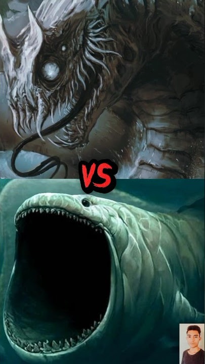 THE BLOOP VS KARKEN, SHARK, SEA MONSTER FIGHT👿😈 #viral #fight #seamonster #shorts #shark