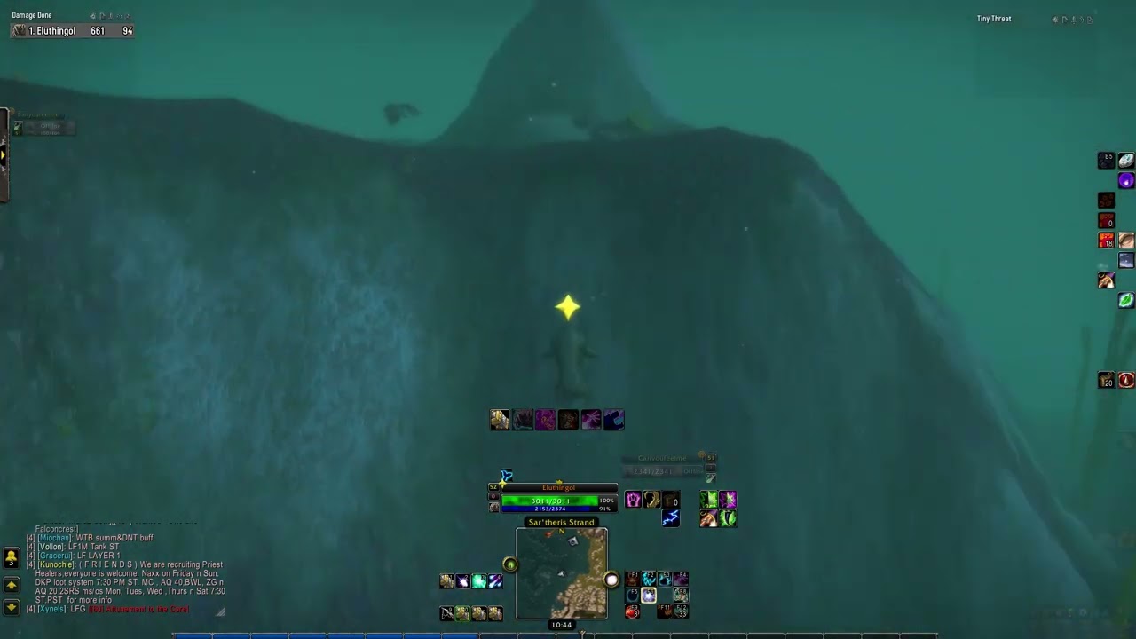 WoW Anniversary Desolace Big Iron Fishing Pole Farm