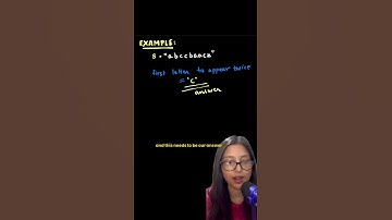 Leetcode 2351. First Letter to Appear