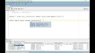 Full Renaming Constraints in SQL News