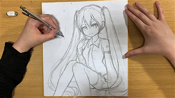 初音ミク書き方