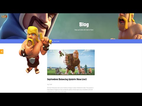 Clash of Clans September 2019 Update - All you need to know!