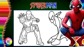 Avengers Spiderman Coloring Compilation, Spiderman Coloring Pages, Spiderman Vs Iron Man Coloring