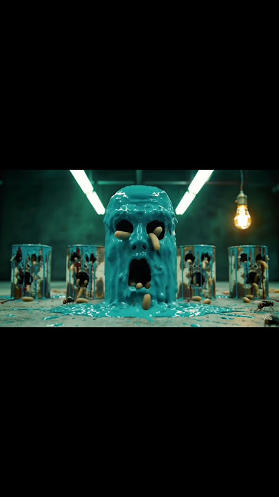 Creepy AI Video 😨 | Worms Crawling from Feet & Bin | Trypophobia Nightmare #aigeneratedvideo #horror