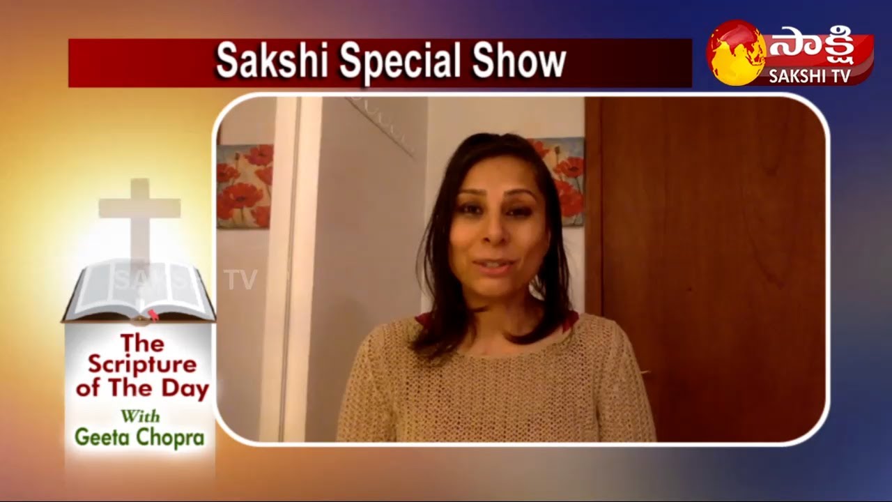 NRI Special Show | Scripture of the Day with Geeta Chopra | Pslam 1:3 | Sakshi TV