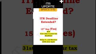 🚨ITR filed (15/9/25) but the Govt still slapped on taxes! 📚 #yshorts #itr #selfassessment #tax #234