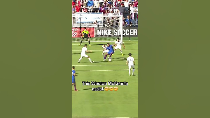 McKennie really set it up perfectly for Weah 🎁