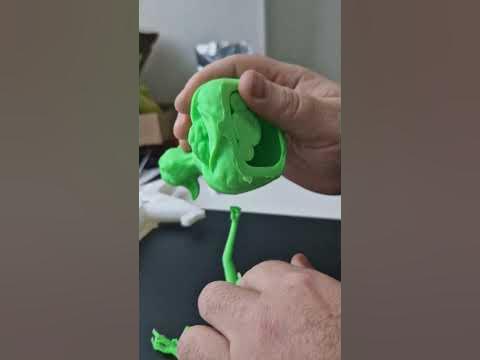 Мастер Йода медитирует модель на 3Д принтере - YouTube