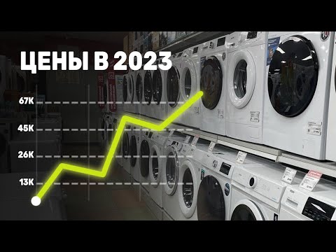 Видео: Цены на стиральные машины в 2023 году / Обзор из магазина