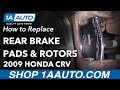 How to Replace Rear Brakes 2007-11 Honda CR-V